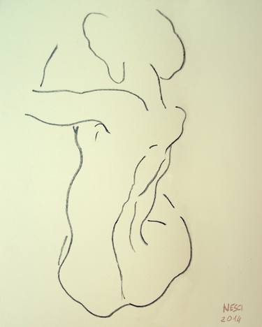 Print of Body Drawings by Alessandro Nesci
