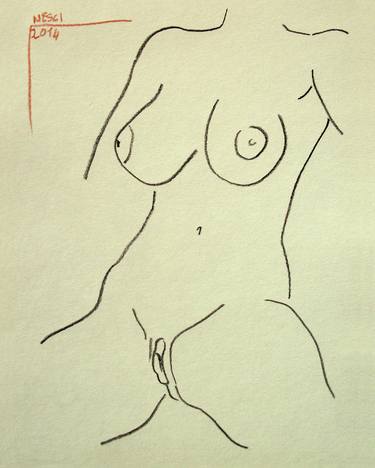 Original Erotic Drawings by Alessandro Nesci