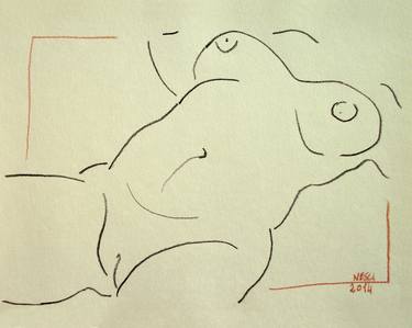 Original Nude Drawings by Alessandro Nesci