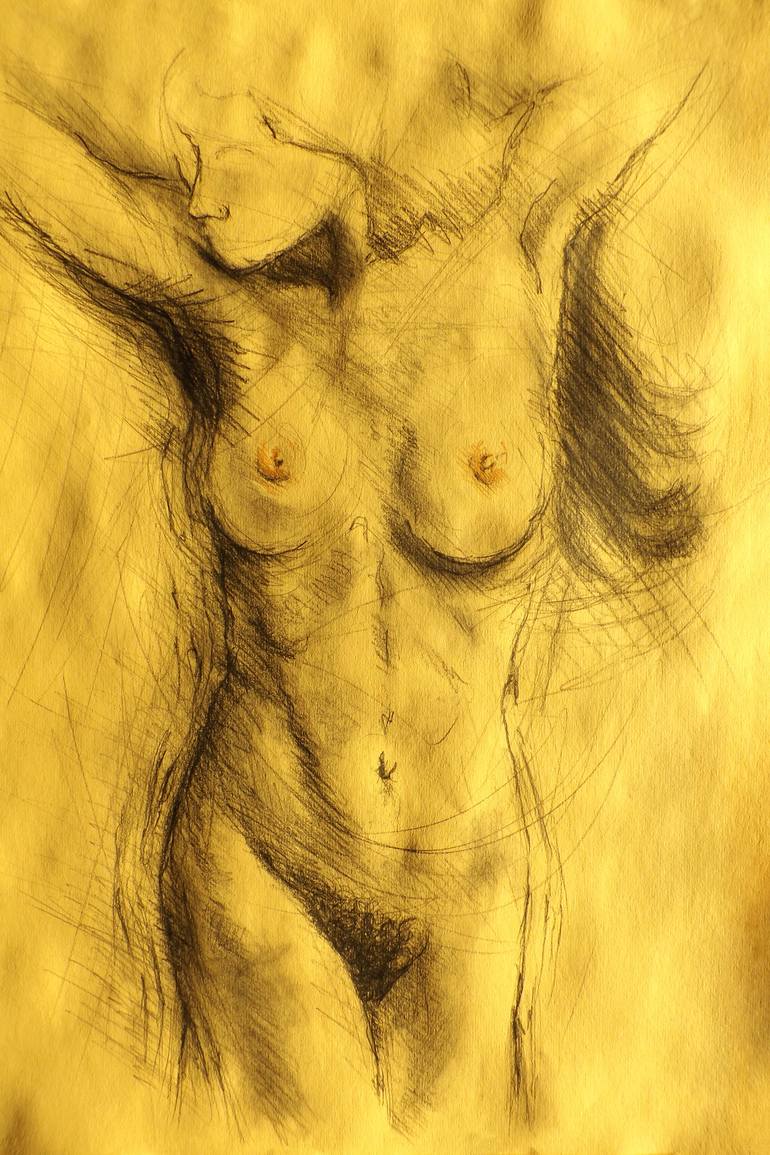 Nude, woman, breasts, naked, silhouette