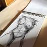 An other drawing of this sketchbook -CURVY EROTIC NUDE GIRL #02