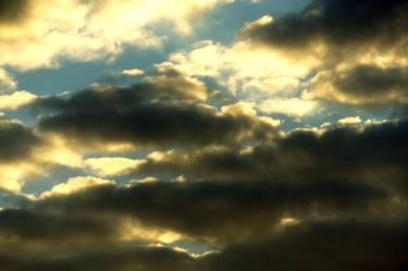 Italian Sunshine - Sunset on Roman sky, sunlight and clouds - The Roman and italian landscape, Rome, Italy, photography thumb