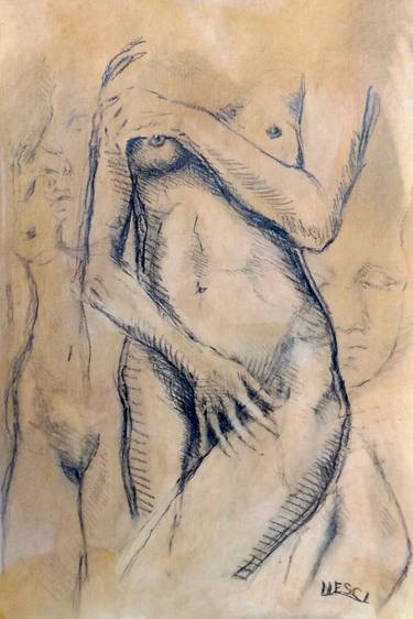 Print of Figurative Nude Drawings by Alessandro Nesci