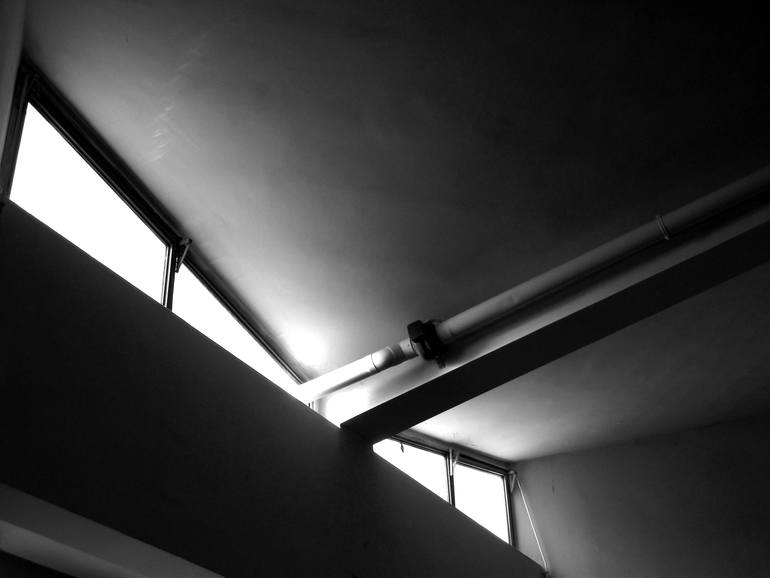 Original Architecture Photography by Alessandro Nesci | Abstract Art on Paper | Eyes (photography, black and white)
