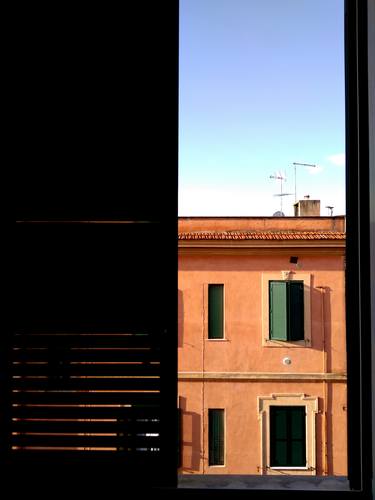 Window, italian landscape - Photography, digital color photo thumb