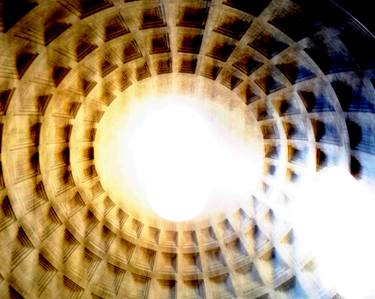 Stendhal's syndrome: Pantheon, Rome, Italy; photography, digital color, abstract, minimalsim, surrealism (Big) - Limited Edition of 100 thumb