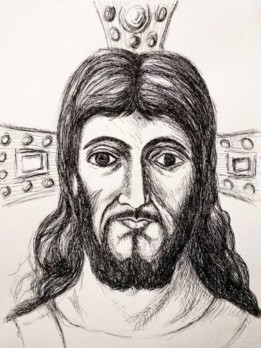 Original Expressionism Religion Drawings by Alessandro Nesci