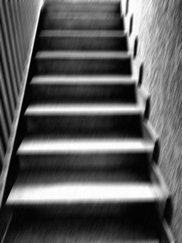 Stairs - Photography black white on photo paper thumb