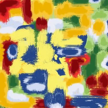 Original Abstract Expressionism Abstract Digital by Alessandro Nesci