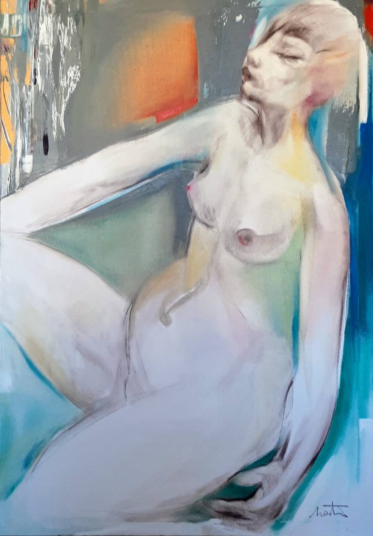 Original Conceptual Nature Painting by Angelo Massimo Nostro