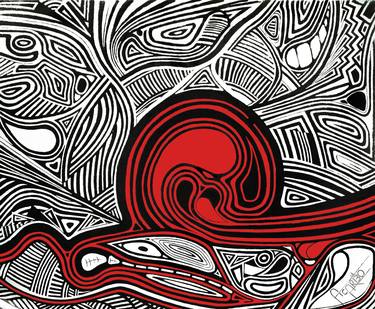 Depth1 Abstract Lines (Red) thumb