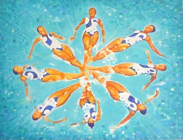 Original Figurative Sports Paintings by Artur Gafarov