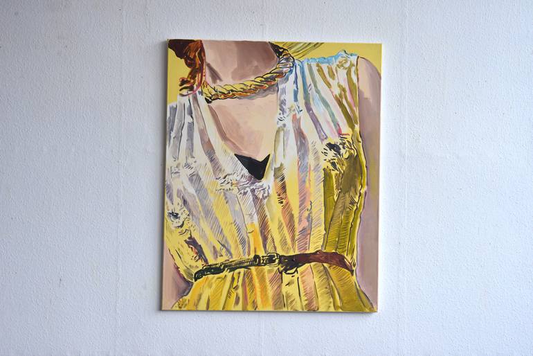 Original Figurative Fashion Painting by Agnes Lörincz