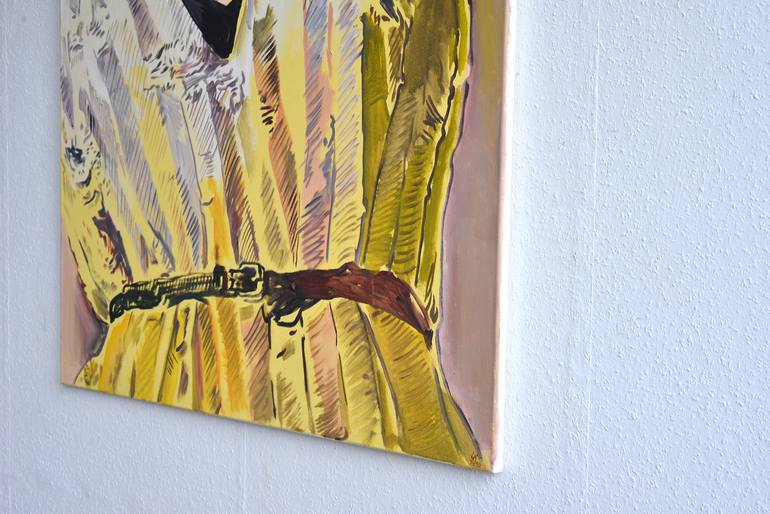 Original Figurative Fashion Painting by Agnes Lörincz