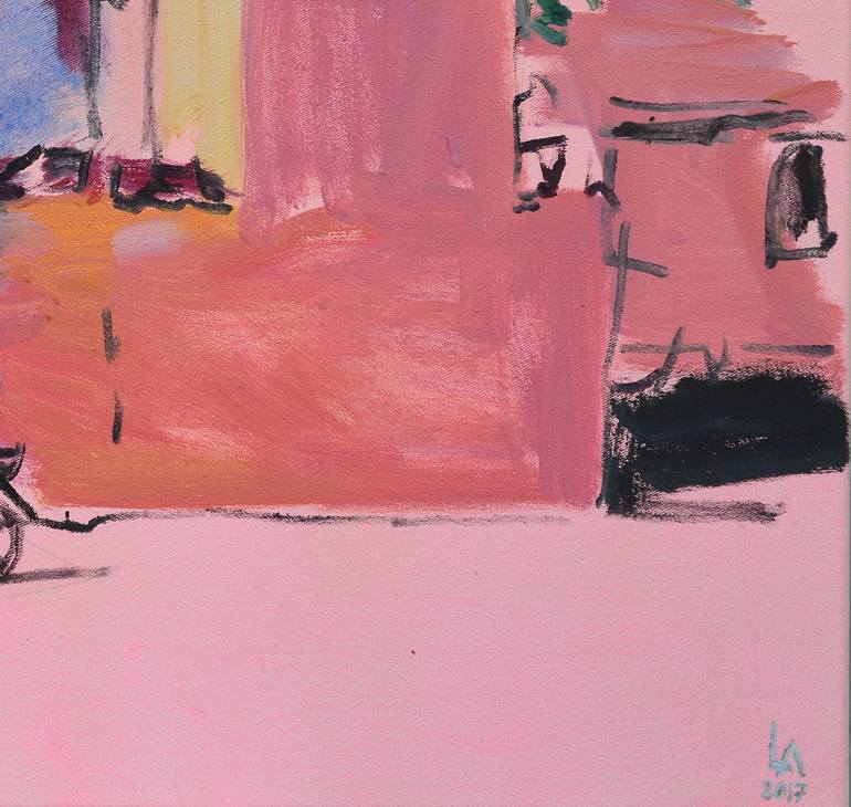 Original Figurative Architecture Painting by Agnes Lörincz