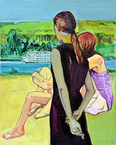 Print of Figurative Travel Paintings by Agnes Lörincz