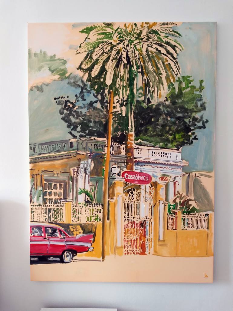 Original Documentary Travel Painting by Agnes Lörincz
