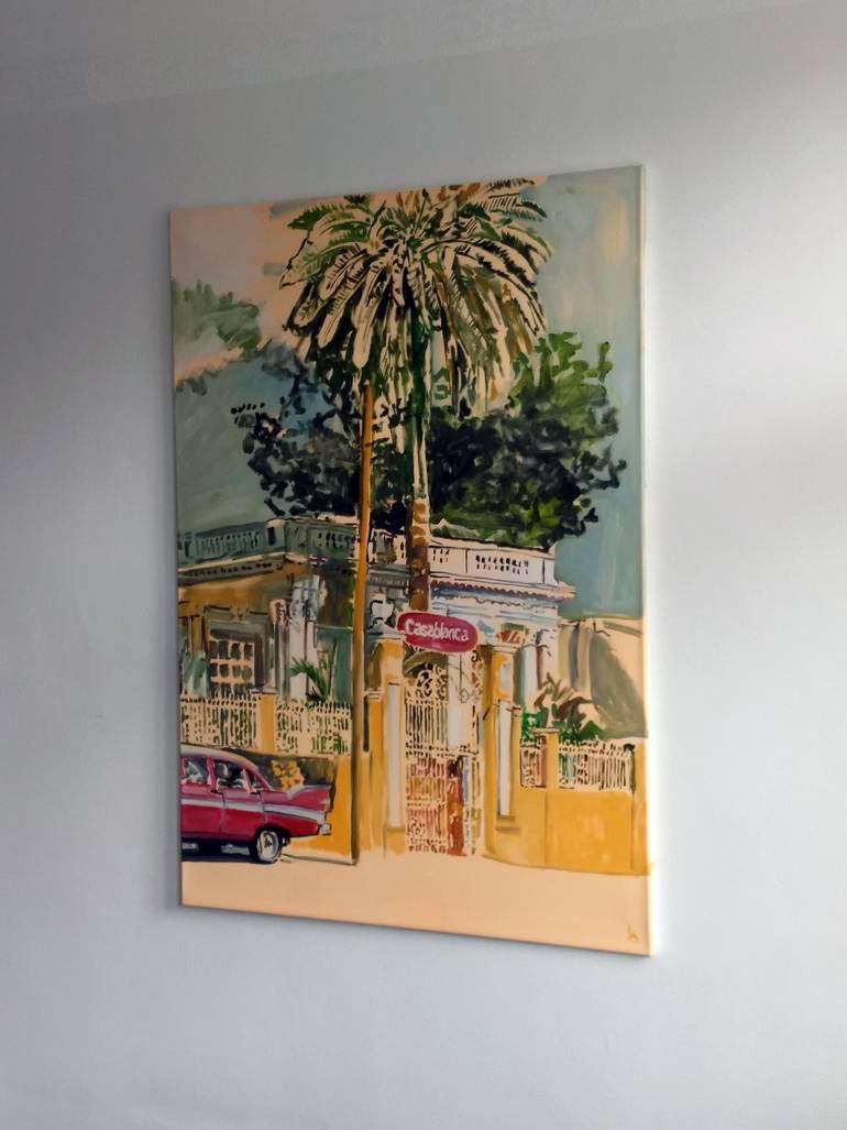 Original Documentary Travel Painting by Agnes Lörincz