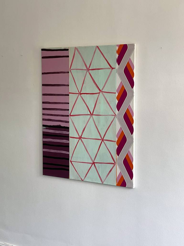 Original Abstract Painting by Agnes Lörincz