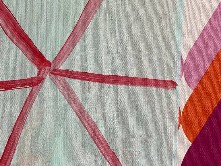 Original Abstract Painting by Agnes Lörincz