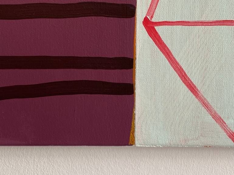 Original Abstract Painting by Agnes Lörincz