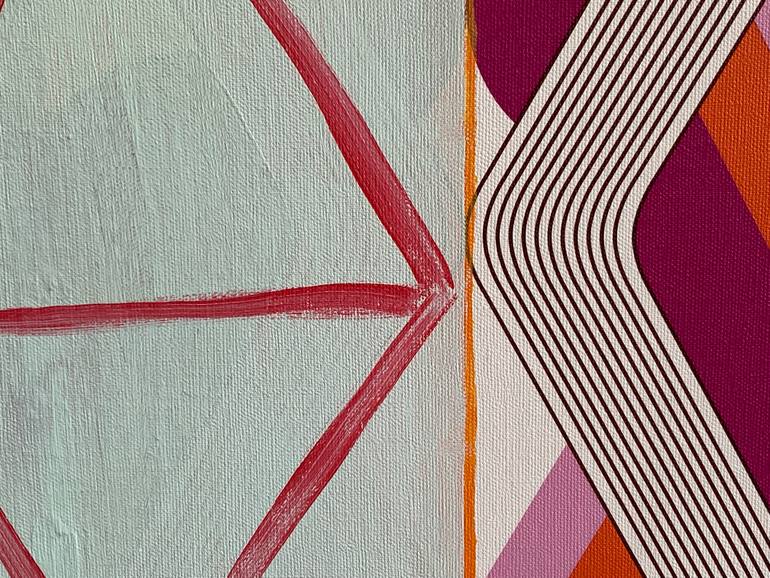 Original Abstract Painting by Agnes Lörincz