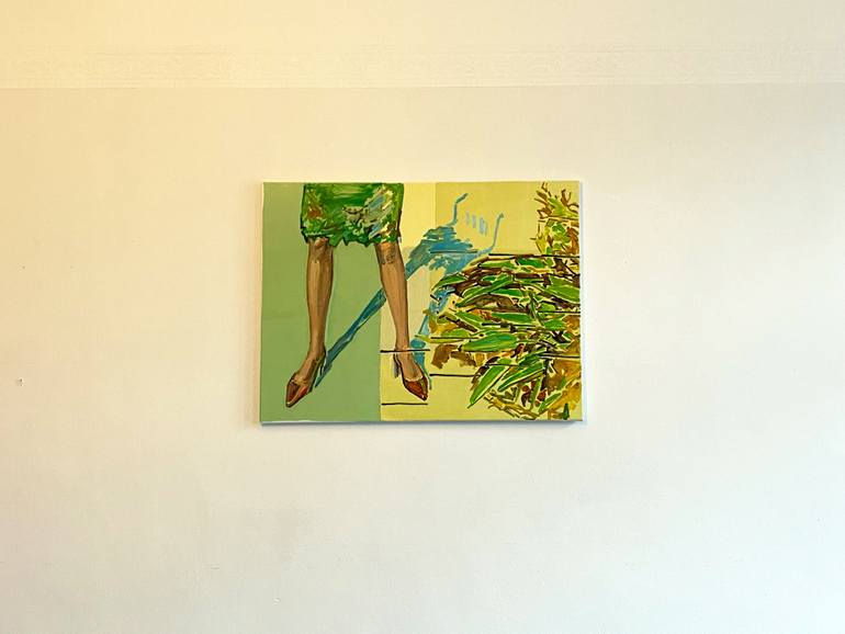 Original Figurative Fashion Painting by Agnes Lörincz