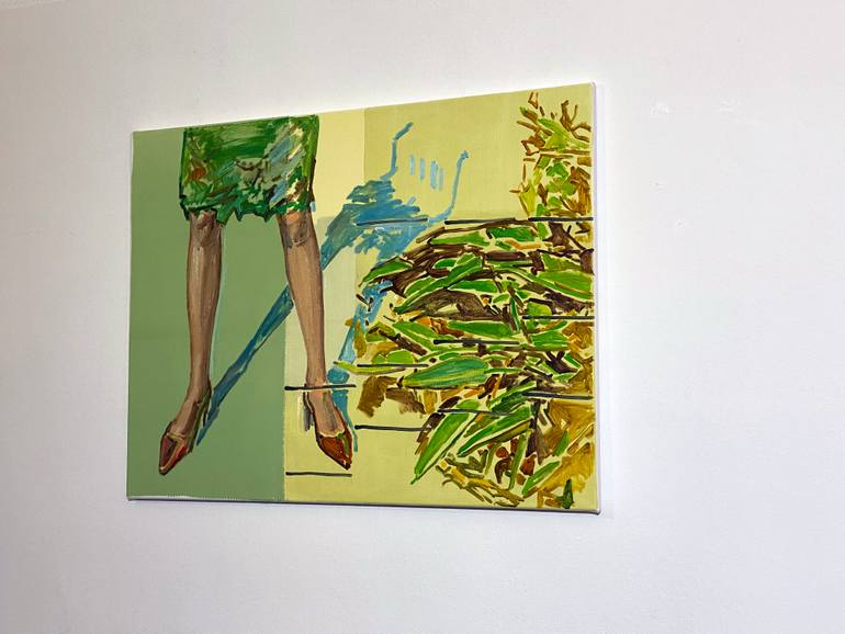 Original Figurative Fashion Painting by Agnes Lörincz