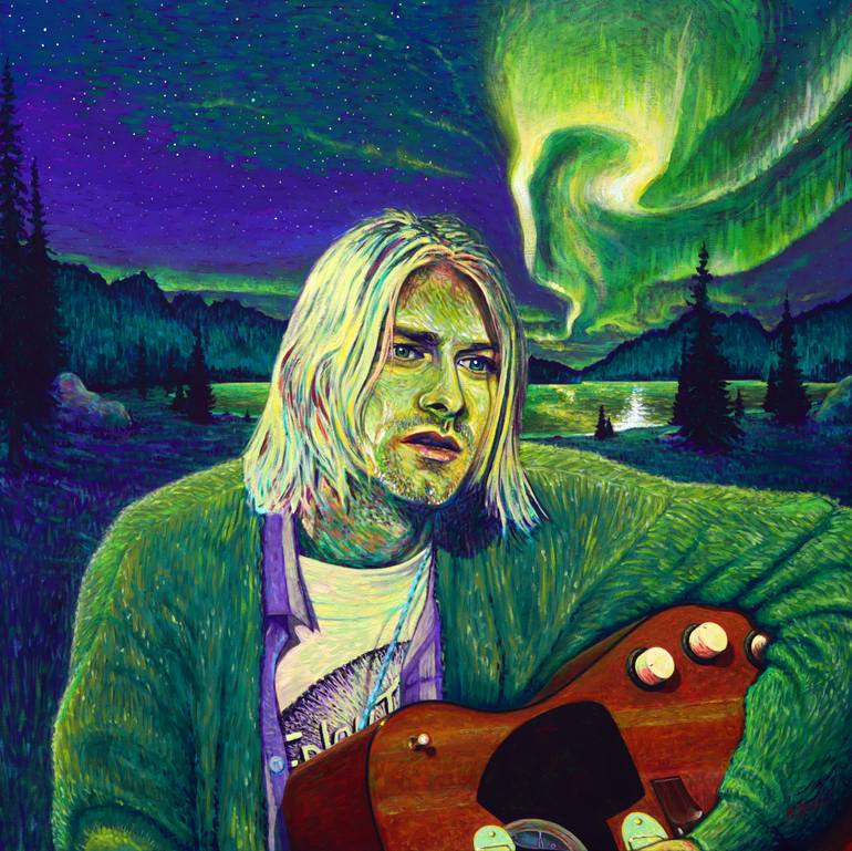 Kurt Cobain paintings | Saatchi Art