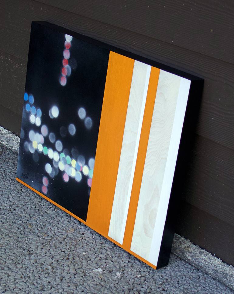 Original Art Deco Abstract Painting by Matej Anzin