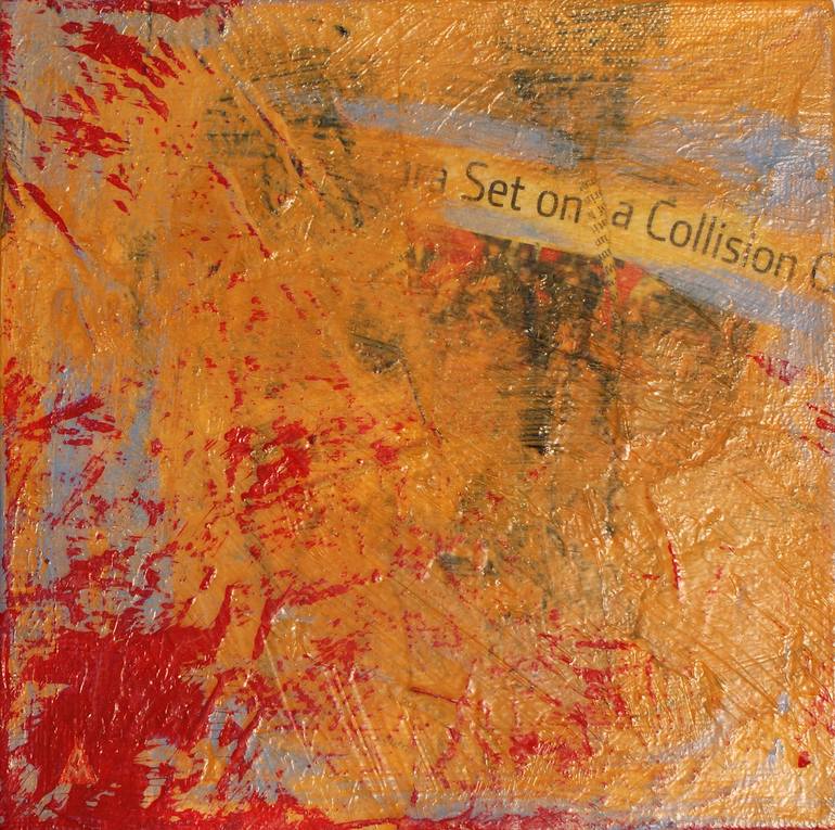 Original Abstract Painting by Matej Anzin | Abstract Art on Canvas | Set Course