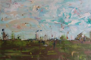Print of Expressionism Landscape Paintings by Liza Hathaway Matthews
