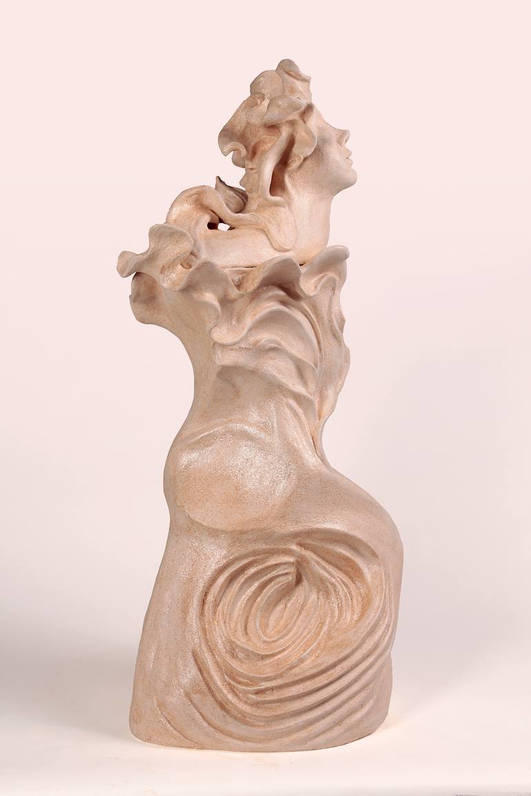 Original Expressionism Love Sculpture by Petek Karabulut