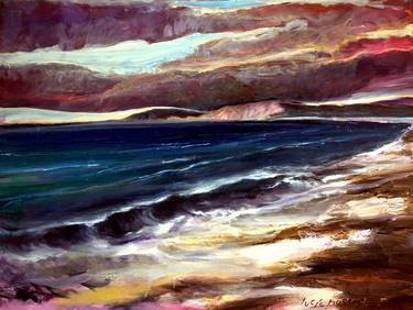 Original Expressionism Seascape Paintings by Lucio Nocerino
