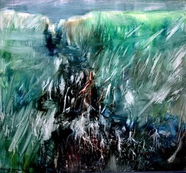 Original Abstract Expressionism Nature Paintings by Lucio Nocerino