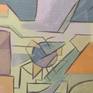 This work is inspired by the early cubist works of Pablo Picasso and Georges Braque. Cubist Study No.6, Iowa Landscape.