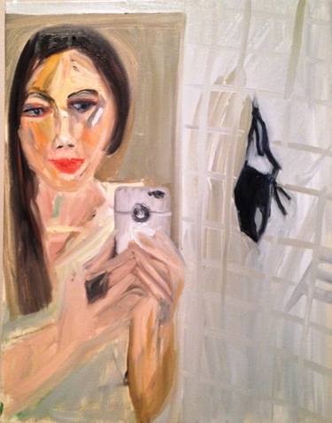 Original Portraiture People Paintings by Lucy Miles