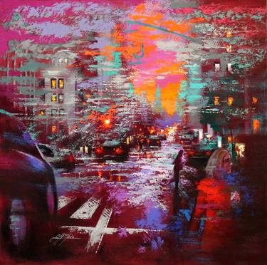 Print of Contemporary Cities Paintings by Chin h Shin