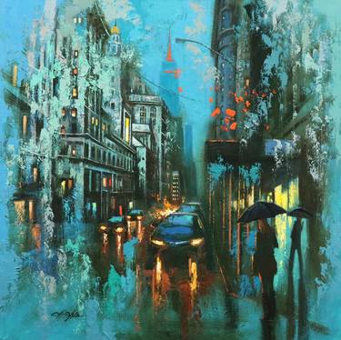 Original Classicism Cities Paintings by Chin h Shin