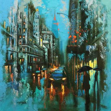 Original Classicism Cities Paintings by Chin h Shin