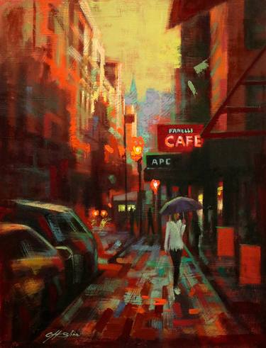 Original Classicism Cities Paintings by Chin H Shin