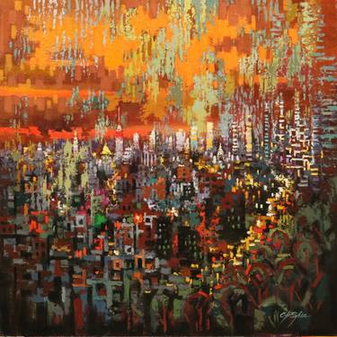 Original Contemporary Landscape Paintings by Chin H Shin