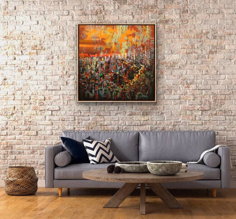 Original Contemporary Landscape Painting by Chin H Shin