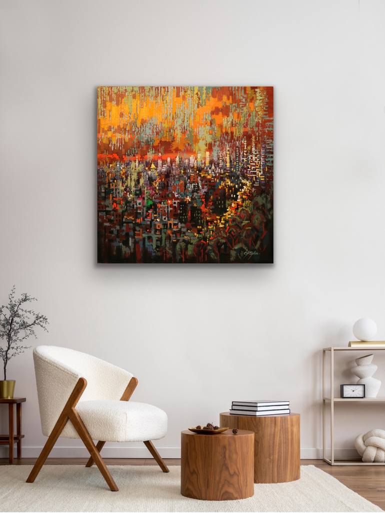 URBAN JUNGLE Painting by Chin H Shin | Saatchi Art
