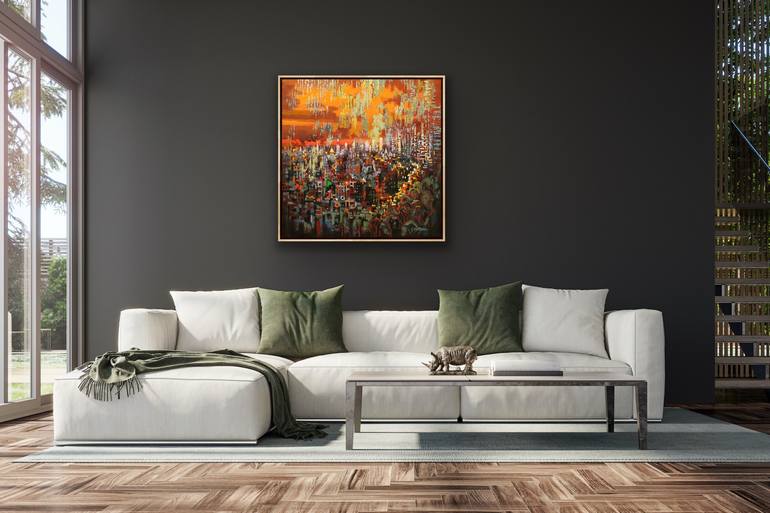 Original Contemporary Landscape Painting by Chin H Shin