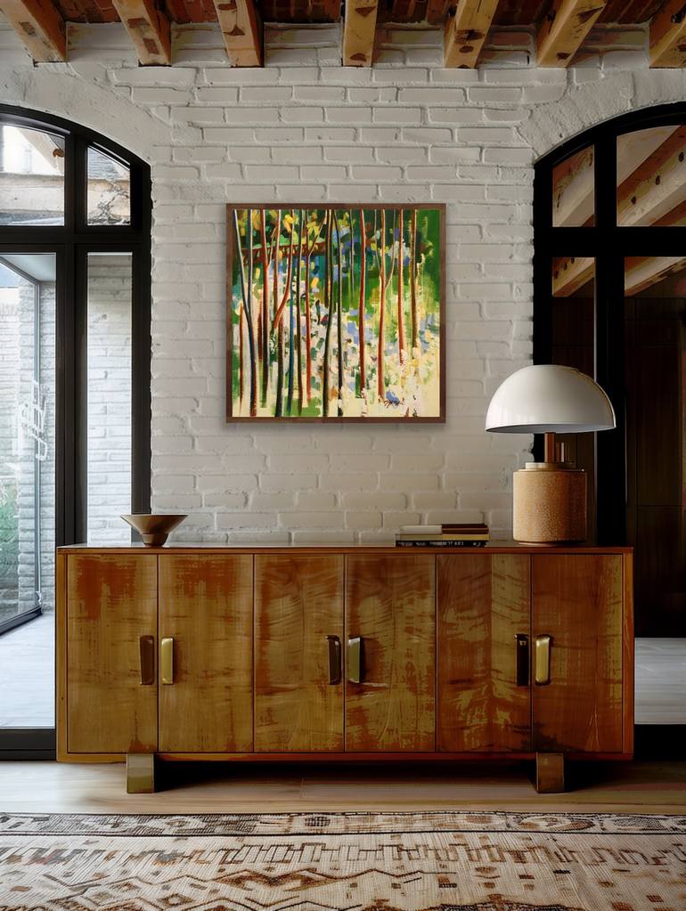 Original Contemporary Landscape Painting by Chin H Shin