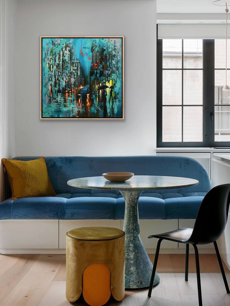 The Myth of New York 5 Painting by Chin H Shin | Saatchi Art
