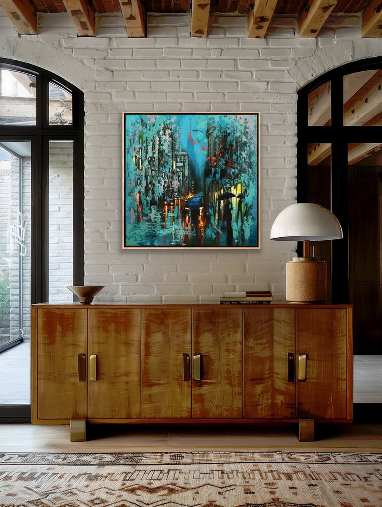 The Myth of New York 5 Painting by Chin H Shin | Saatchi Art