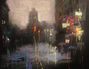 Print of Fine Art Cities Paintings by Chin h Shin