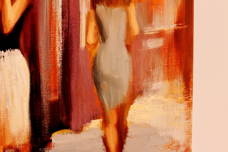 Original Expressionism Cities Painting by Chin H Shin